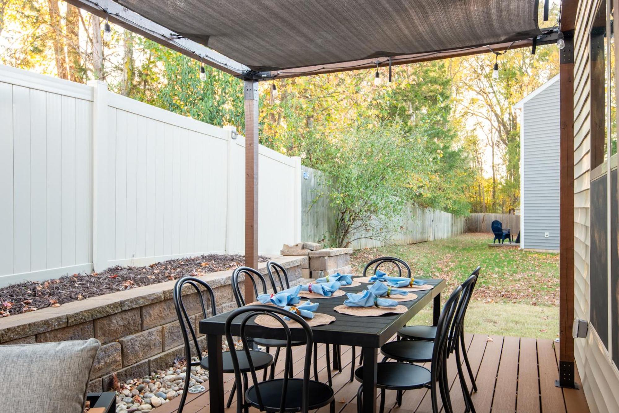 Villa Near Clt Airport - 4Bd - Backyard - Balcony à Charlotte Extérieur photo